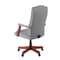 Regency Ivy League Clubhouse Dining or Meeting Swivel Chair- Grey/ Cherry 9040GYCH - alternate 2